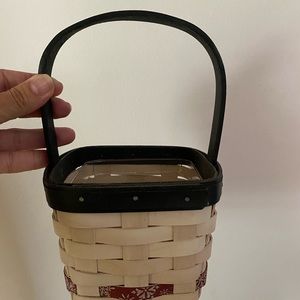 Snowman longaberger basket